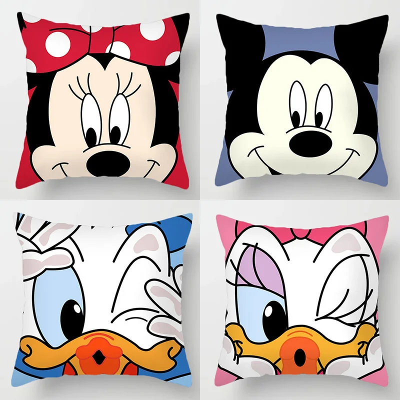 Cute Disney Mickey Mouse Minnie Mouse Pillowcase Anime Plush Cushion Cover Plush Toys Pillow Cases Home Decoration Gift 45x45cm
Cute Disney Mickey Mouse Minnie Mouse Pillowcase Anime Plush Cushion Cover Plush Toys Pillow Cases Home Decoration Gift 45x45cm
