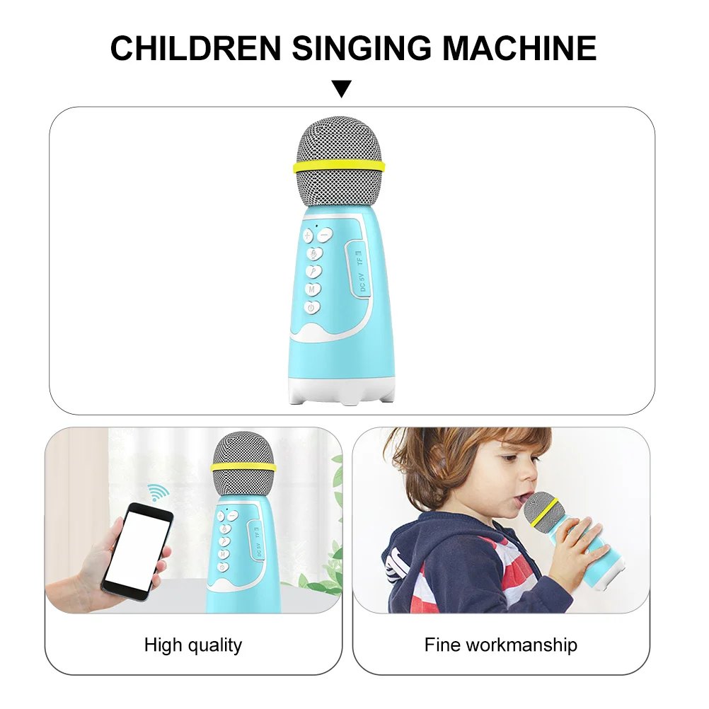 Children Wireless Microphone Karaoke Microphone Kids Baby Wireless Speaker
Children Wireless Microphone Karaoke Microphone Kids Baby Wireless Speaker