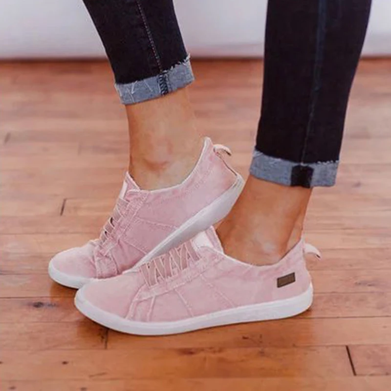 2021 Women Elastic Band Sneaker Woman Slip On Canvas Flat Shoes Female Solid Ladies Summer Plus Size Casual Breathable Footwear
2021 Women Elastic Band Sneaker Woman Slip On Canvas Flat Shoes Female Solid Ladies Summer Plus Size Casual Breathable Footwear