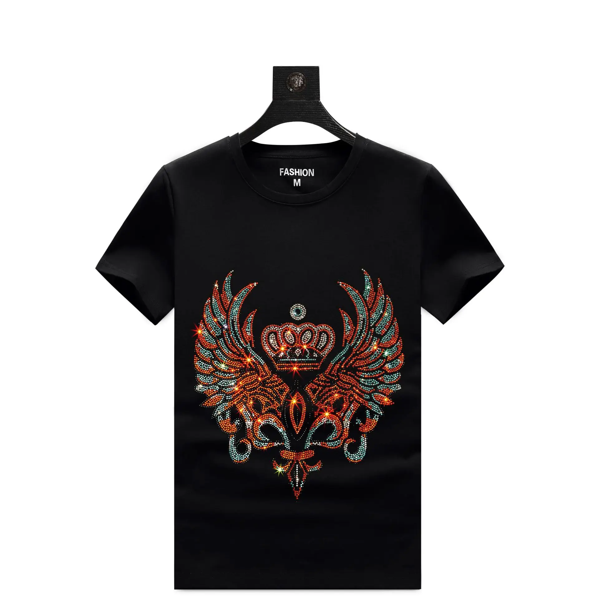 2021 Red Crown Rhinestones T Shirts Men Brand Short Sleeve Fashion Man Streetwear O Neck Slim Modal Cotton Tshirts Plus Size 7XL
2021 Red Crown Rhinestones T Shirts Men Brand Short Sleeve Fashion Man Streetwear O Neck Slim Modal Cotton Tshirts Plus Size 7XL