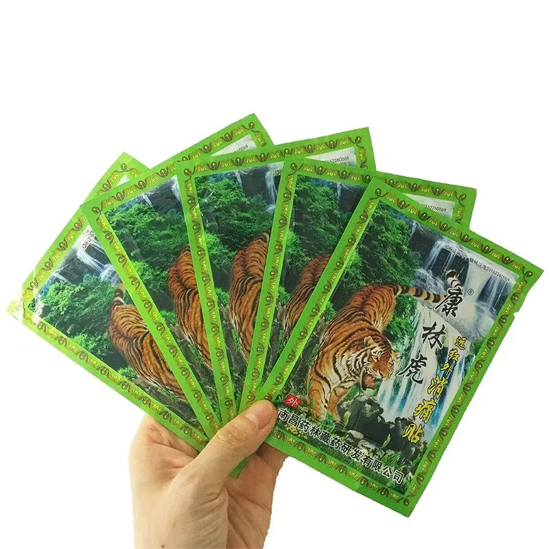 

H7JC 8Pcs/1Bag Chinese Traditional Plaster Tiger Balm Joint Pain Muscle Massage Relaxation Capsicum Herbs