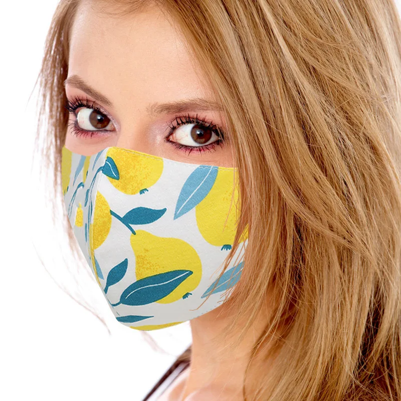 Cartoon Fruit Pattern Adult Masks Reusable Washable Mouth Mask Unisex Facemask Breathable Windproof Dustproof Masks Mascarilla
Cartoon Fruit Pattern Adult Masks Reusable Washable Mouth Mask Unisex Facemask Breathable Windproof Dustproof Masks Mascarilla