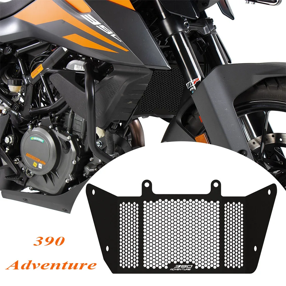 

For 390 Adventure 2019 2020 2021 Motorcycle Accessories ALUMINIUM Radiator Grille Guard Cover Protector 390 ADV 390Adventure