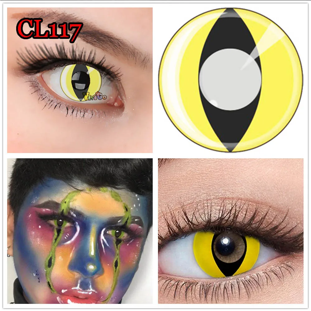 Hotsale Wild Eye Halloween Contact Lenses Soft Cosplay Anime Eyes White Yellow Blue Pink Animal Devil Eyewear
Hotsale Wild Eye Halloween Contact Lenses Soft Cosplay Anime Eyes White Yellow Blue Pink Animal Devil Eyewear