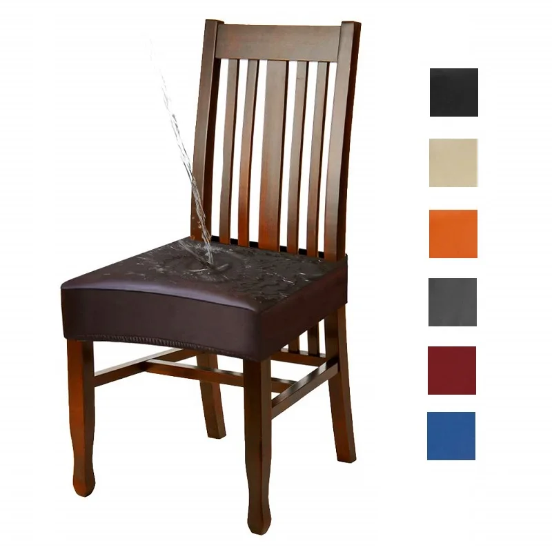 PU Leather Chair Seat Cover Waterproof Dining Chair Cushion Covers Stretch Chairs Seat Case For Kitchen Hotel Banquet Home Decor
PU Leather Chair Seat Cover Waterproof Dining Chair Cushion Covers Stretch Chairs Seat Case For Kitchen Hotel Banquet Home Decor