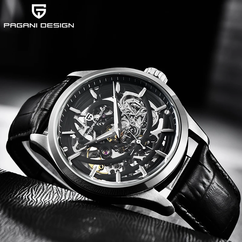 PAGANI DESIGN Mens Brand Fashion Man's Mechanical Skeleton Dial Wristwatch 100M Waterproof Sapphire Casual Watches Luxury Clock
PAGANI DESIGN Mens Brand Fashion Man's Mechanical Skeleton Dial Wristwatch 100M Waterproof Sapphire Casual Watches Luxury Clock