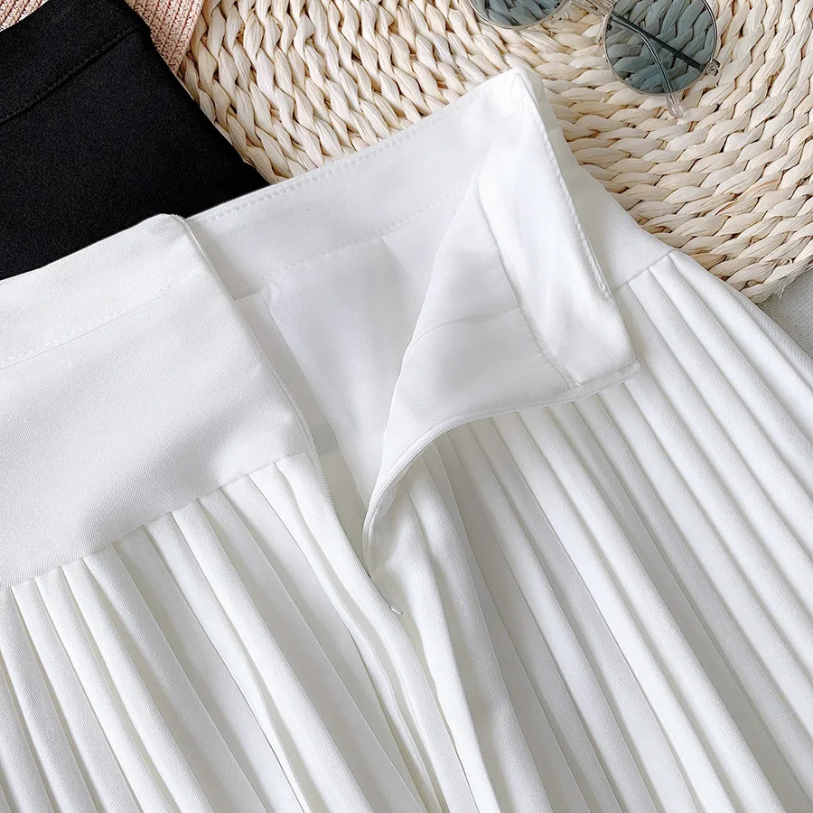 Slim Pleated Skirt Women Short Skirt Sweet Fashion Mini White Black Skirts Preppy Elegant A Line Mini Skirt School Uniform Tunic
Slim Pleated Skirt Women Short Skirt Sweet Fashion Mini White Black Skirts Preppy Elegant A Line Mini Skirt School Uniform Tunic