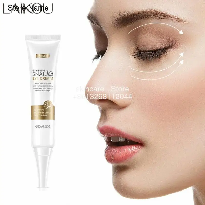 LAIKOU Snail Anti Wrinkle Eye Cream Niacinamide Whitening Remove Dark Circles Anti Aging Eye Bag Anti Puffiness Eye Skin Care
LAIKOU Snail Anti Wrinkle Eye Cream Niacinamide Whitening Remove Dark Circles Anti Aging Eye Bag Anti Puffiness Eye Skin Care
