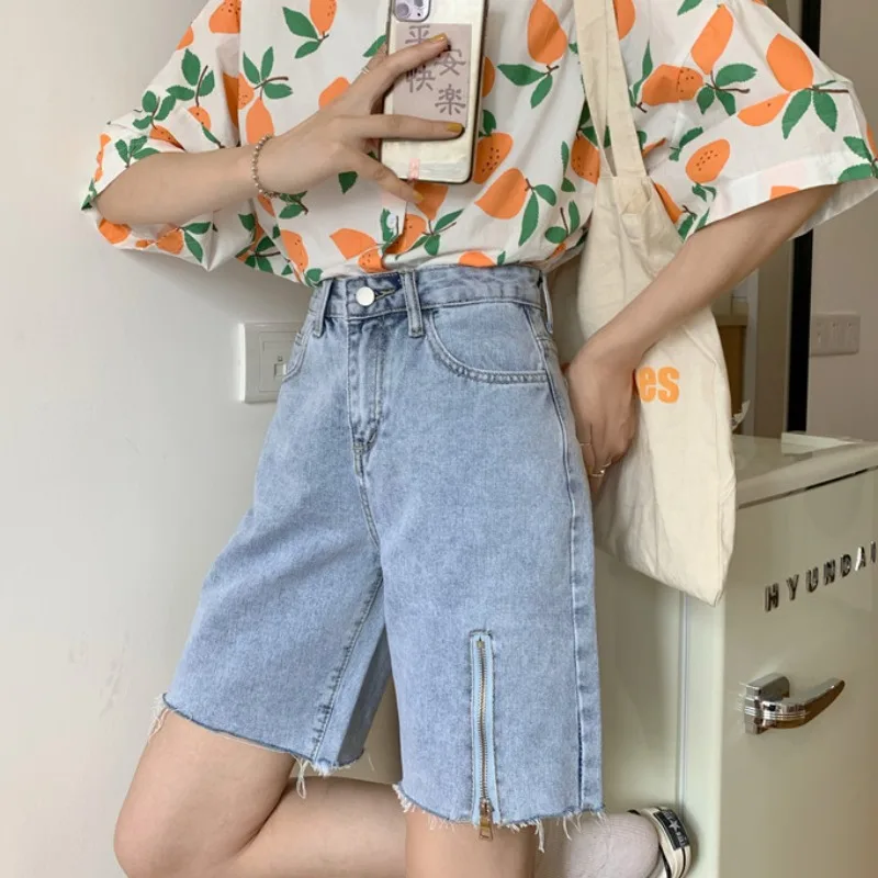 Plus Size 5XL Short Jeans Women High Waist Denim Shorts Ripped Zipper Jean Shorts Women Summer Oversize Blue Shorts Korean
Plus Size 5XL Short Jeans Women High Waist Denim Shorts Ripped Zipper Jean Shorts Women Summer Oversize Blue Shorts Korean