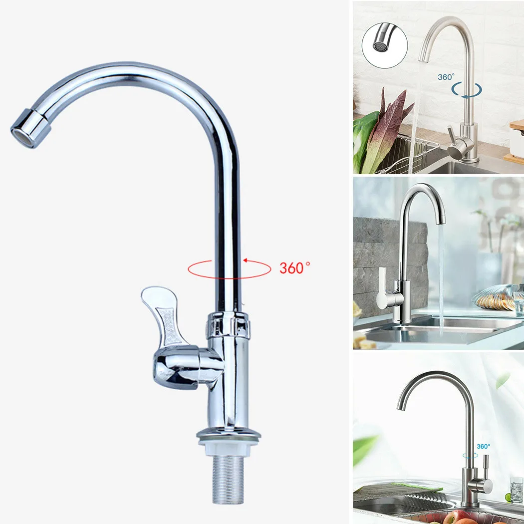 1pc 20mm Kitchen Faucet Sink Taps Swivel Spout Can Be Rotated 360° Single Handle Chrome Faucet Easy To Install
1pc 20mm Kitchen Faucet Sink Taps Swivel Spout Can Be Rotated 360° Single Handle Chrome Faucet Easy To Install