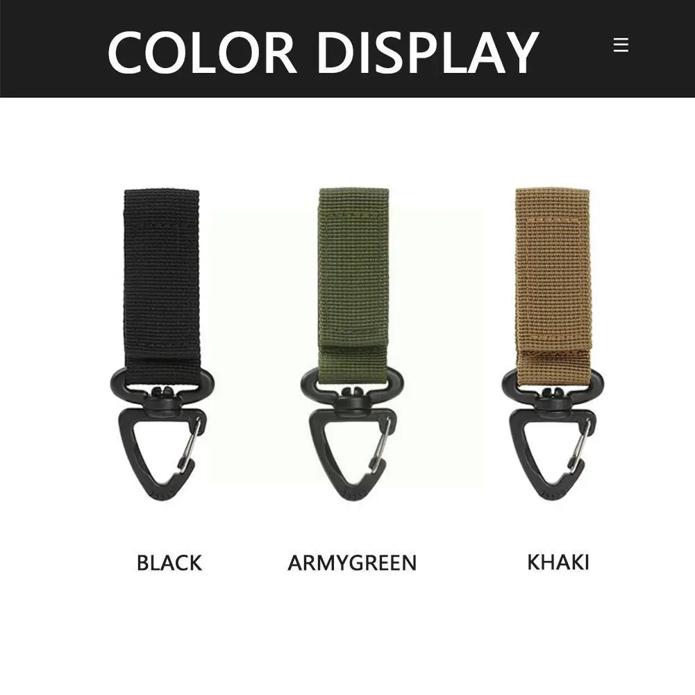 Nylon Tactical Backpack Hook Climbing Rope Storage Buckle Camping Hiking Backpack Multifunctional Strap Hanging Carabin E8d4
Nylon Tactical Backpack Hook Climbing Rope Storage Buckle Camping Hiking Backpack Multifunctional Strap Hanging Carabin E8d4