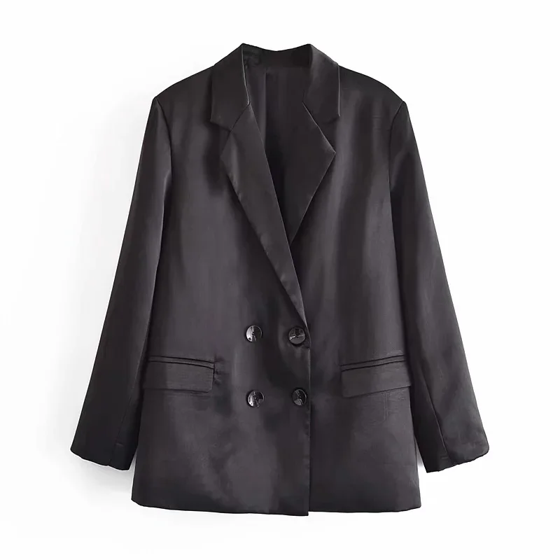 Za Women's Blazers Ladies Office Formal Jacket Coat Button Long Sleeve Tops Pocket Black Fashion Chic Outwear Autumn Blazer 2021
Za Women's Blazers Ladies Office Formal Jacket Coat Button Long Sleeve Tops Pocket Black Fashion Chic Outwear Autumn Blazer 2021