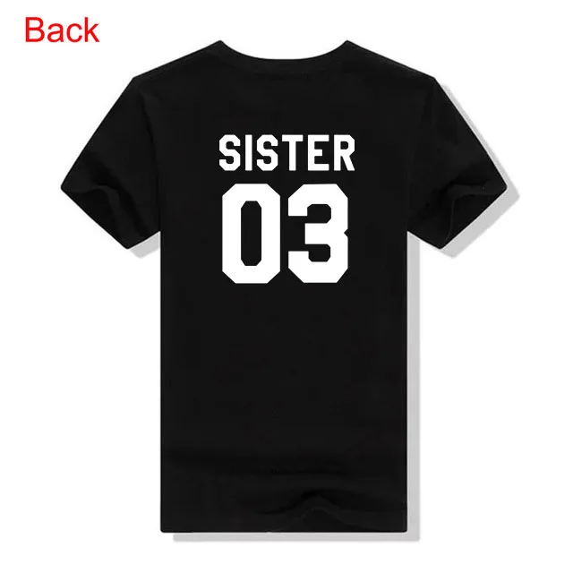 Bff Sister 01 02 модная женская футболка с надписью девушки лучшие друзья женские