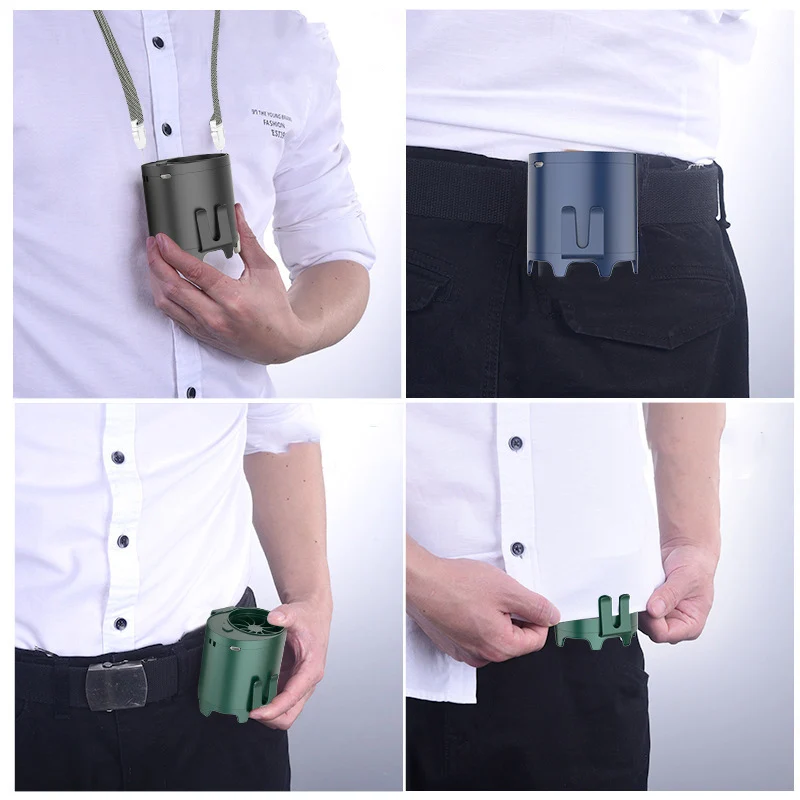 Portable Mini Waist-mounted Fan with 3 Wind Speeds USB Charging Personal Fan for Home Office Outdoor Activities BV789
Portable Mini Waist-mounted Fan with 3 Wind Speeds USB Charging Personal Fan for Home Office Outdoor Activities BV789