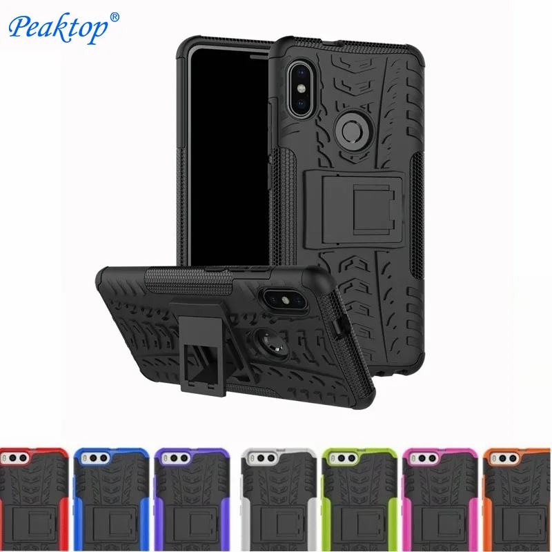 Жесткий бронированный ПК силиконовый чехол для Xiaomi Mi 9 SE 8 Lite A2 5S 5X 6X A1 Max 2 3 RedMi S2 7A 5