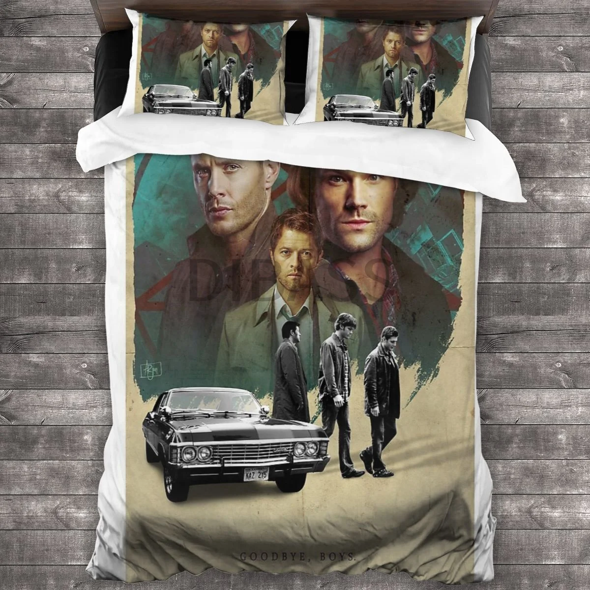 SPN FINALE Comforter Set with 2 Pillowcases,Soft Microfiber Bedding Set Duvet Cover
SPN FINALE Comforter Set with 2 Pillowcases,Soft Microfiber Bedding Set Duvet Cover