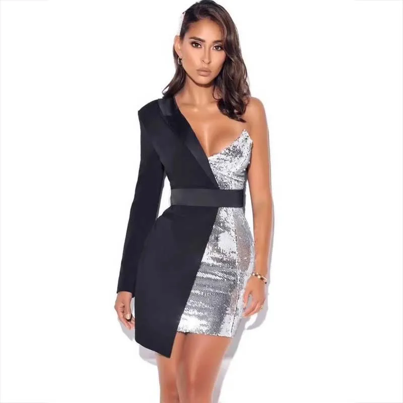 wholesale 2020 Newest Women dress multicolor One-Shoulder Long sleeve Sexy Celebrity Boutique Cocktail party dress
wholesale 2020 Newest Women dress multicolor One-Shoulder Long sleeve Sexy Celebrity Boutique Cocktail party dress