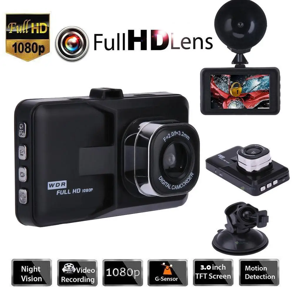 Car Dashboard DV DVR Camera Full HD 1080P Vehicle Video Recorder Dash Cam G-Sensor GPS Video Recorder
Car Dashboard DV DVR Camera Full HD 1080P Vehicle Video Recorder Dash Cam G-Sensor GPS Video Recorder