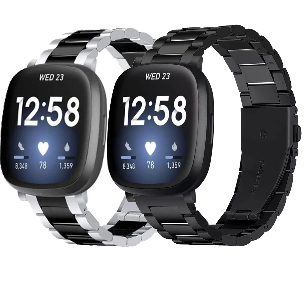 Stainless Steel Strap For Fitbit Versa 3 Smart Watch Band Metal Wrist Bracelet Correa For Fitbit Sense/Versa 3 Accessory Straps
Stainless Steel Strap For Fitbit Versa 3 Smart Watch Band Metal Wrist Bracelet Correa For Fitbit Sense/Versa 3 Accessory Straps
