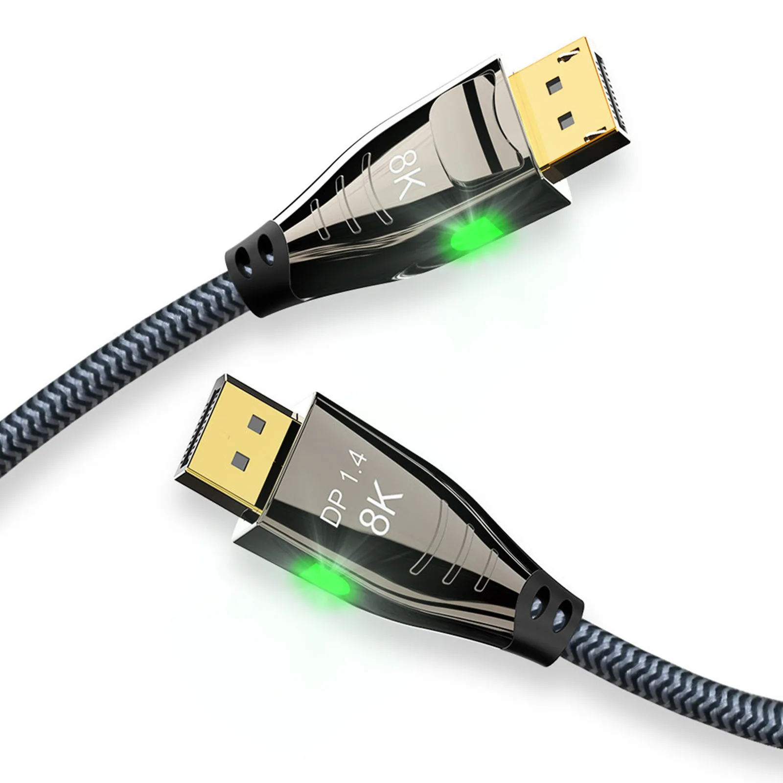 CABLEDECONN DisplayPort1.4 8K Cable Ultra 8K@60Hz 4K@144Hz High Speed 32.4Gbps HDCP 3D Slim and Flexible DP to DP Cable
CABLEDECONN DisplayPort1.4 8K Cable Ultra 8K@60Hz 4K@144Hz High Speed 32.4Gbps HDCP 3D Slim and Flexible DP to DP Cable
