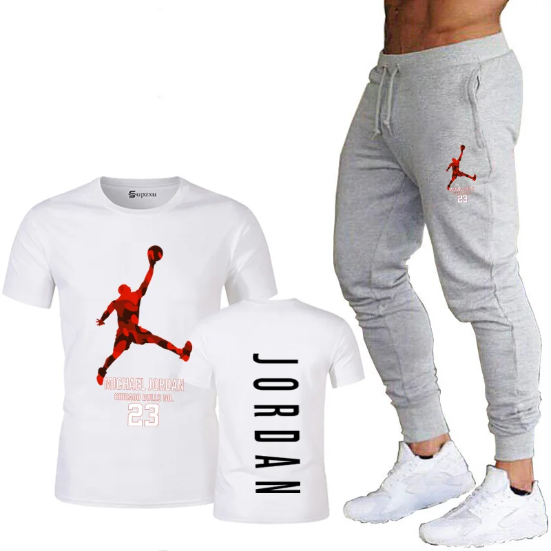 2021 men's suit T-shirt + pants two-piece casual sportswear men/women Jordan 23 suit printed top + pants gym fitness pants
2021 men's suit T-shirt + pants two-piece casual sportswear men/women Jordan 23 suit printed top + pants gym fitness pants