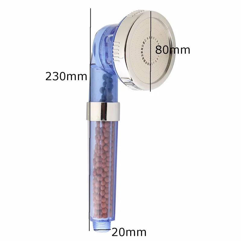 3 Function Adjustable Anion Spa Water Saving Shower Head Jetting Shower Filter High Pressure Handheld Nozzle Shower Head
3 Function Adjustable Anion Spa Water Saving Shower Head Jetting Shower Filter High Pressure Handheld Nozzle Shower Head