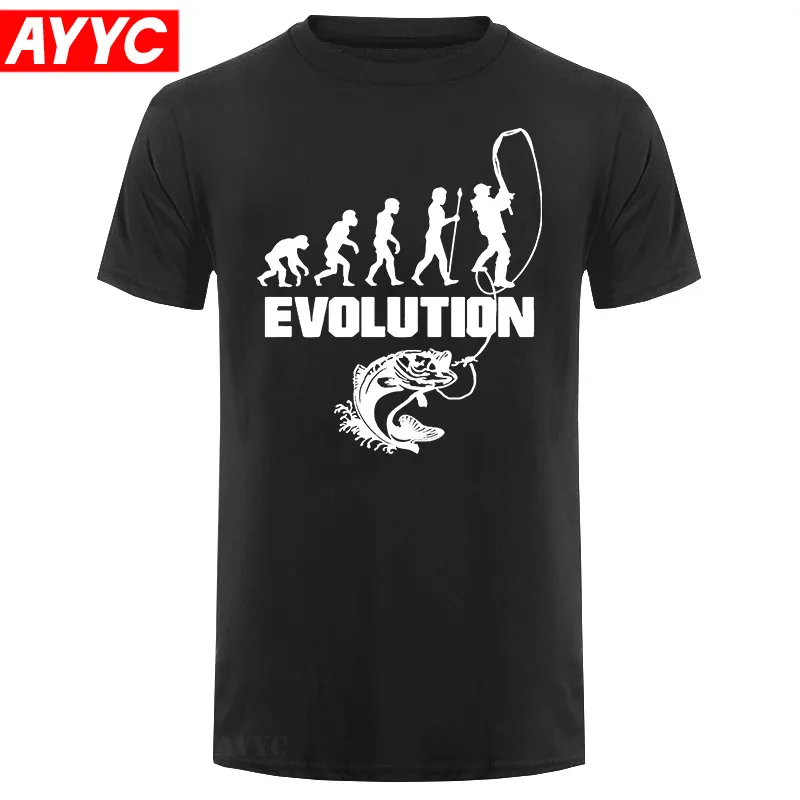 Fishinger Evolution T Shirt Summer Men's Short Sleeve Cotton T Shirt Casual Male Fitness Shirts Tops Tees Streetwear
Fishinger Evolution T Shirt Summer Men's Short Sleeve Cotton T Shirt Casual Male Fitness Shirts Tops Tees Streetwear