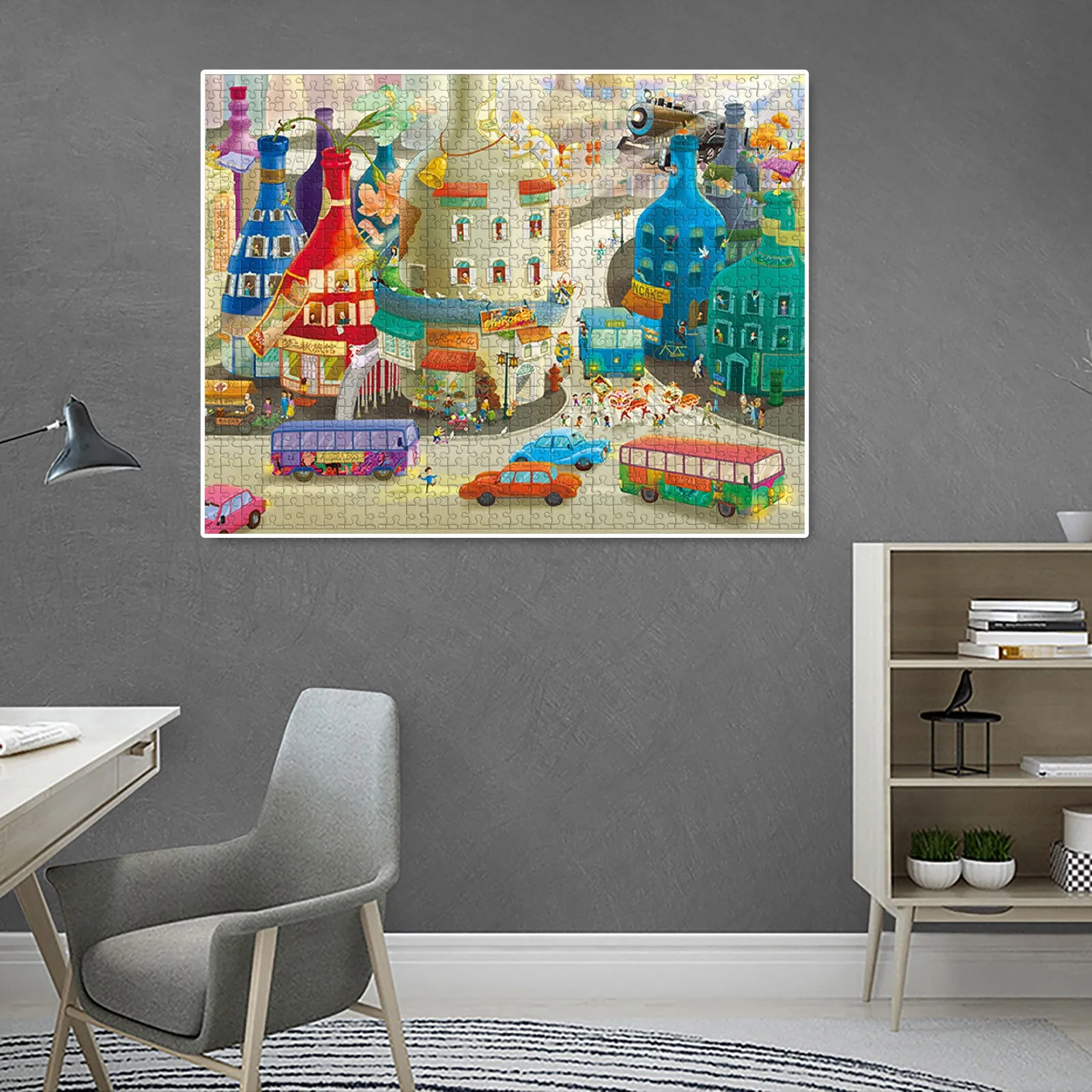 1000 Pieces Jigsaw Cartoon Puzzles Wine Castle Puzzle Kids Adult Intelligence Puzzles Children's Toy
1000 Pieces Jigsaw Cartoon Puzzles Wine Castle Puzzle Kids Adult Intelligence Puzzles Children's Toy