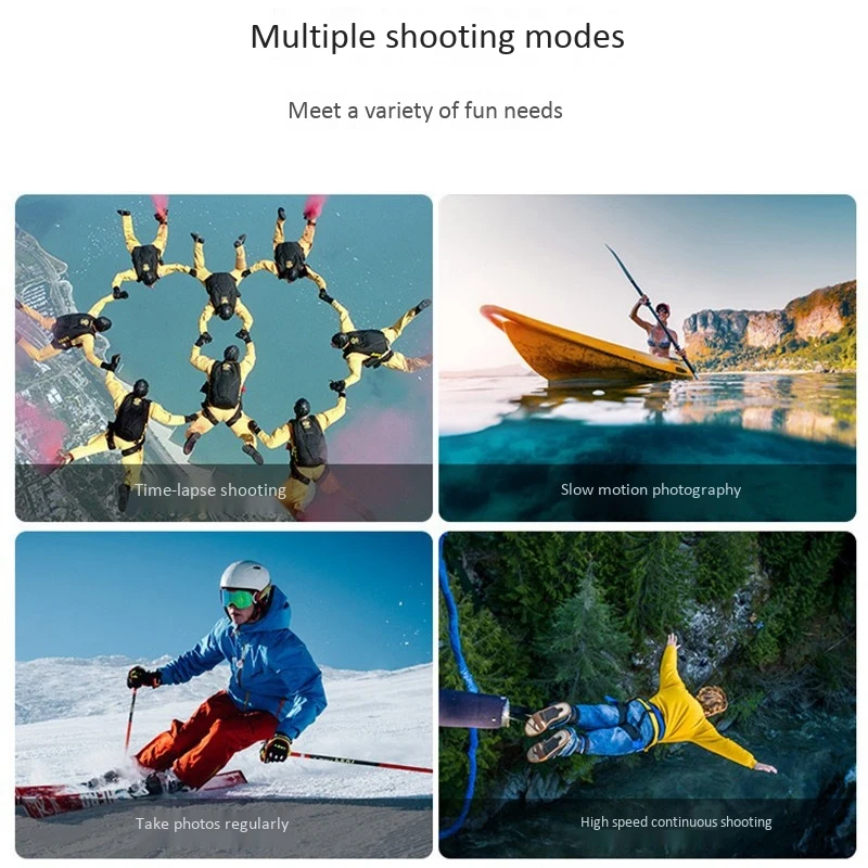 Action Camera 4K Underwater Waterproof Camera 30M Sports Camera 2.0" LCD Ultra HD Camera with Accessories Kit
Action Camera 4K Underwater Waterproof Camera 30M Sports Camera 2.0" LCD Ultra HD Camera with Accessories Kit