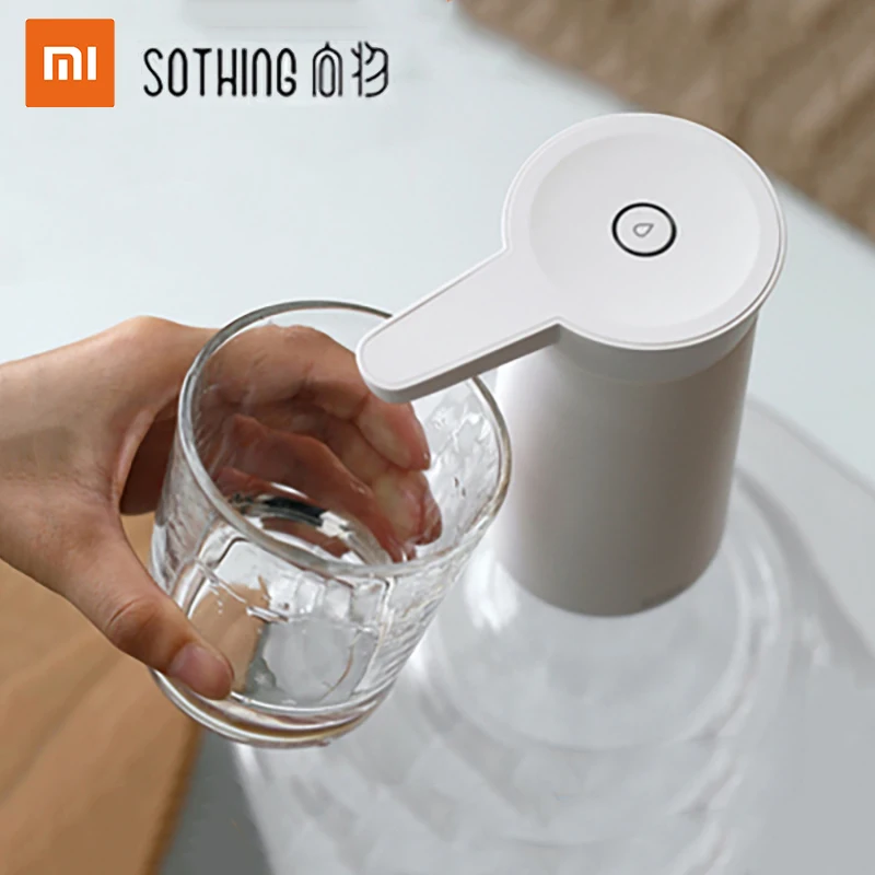 XiaomiYoupin SOTHING Electric Water Dispenser One-button Control Household Portable Automatic Drinking Water Bottle Pump
XiaomiYoupin SOTHING Electric Water Dispenser One-button Control Household Portable Automatic Drinking Water Bottle Pump