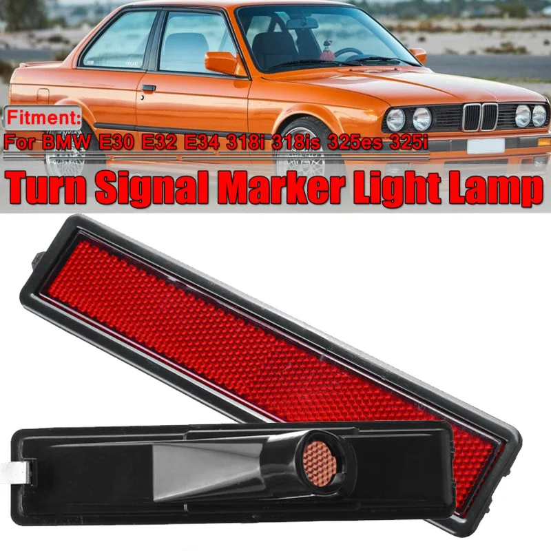 Car Rear Bumper Side Marker Light For BMW E30 E32 E34 3 Series L Or R Replacement Red Fender Side Lamp Turn Signal Lamp
Car Rear Bumper Side Marker Light For BMW E30 E32 E34 3 Series L Or R Replacement Red Fender Side Lamp Turn Signal Lamp