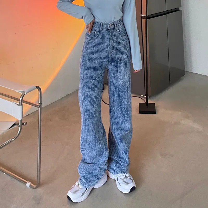 Woman Jeans High Waist Clothes Wide Leg Denim Clothing Blue Streetwear Vintage Quality Nice Vogue Harajuku Straight Pants
Woman Jeans High Waist Clothes Wide Leg Denim Clothing Blue Streetwear Vintage Quality Nice Vogue Harajuku Straight Pants