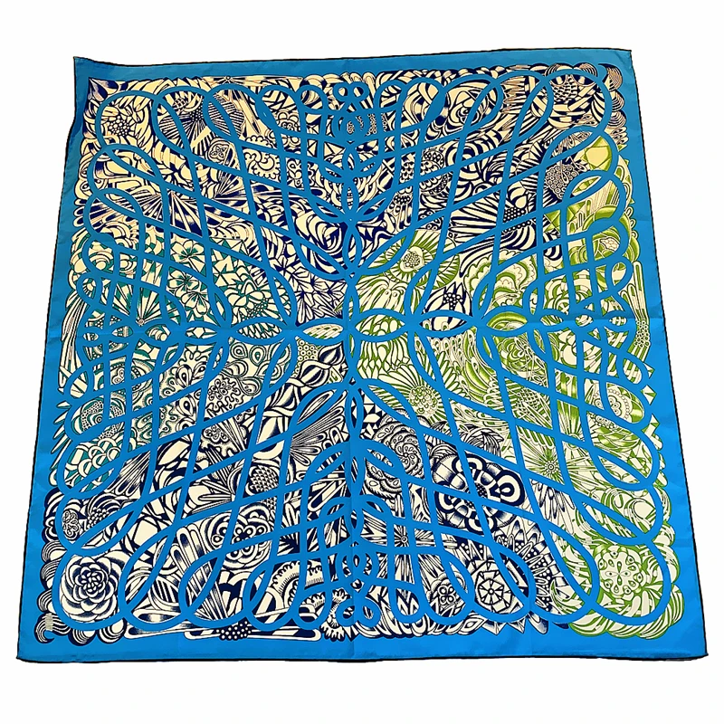 90cm Handmade Curled Twill Silk Square Scarf Luxury Brand Hijab Scarf Women Bandana New Design Foulard Head Scarves Shawl cloak
90cm Handmade Curled Twill Silk Square Scarf Luxury Brand Hijab Scarf Women Bandana New Design Foulard Head Scarves Shawl cloak