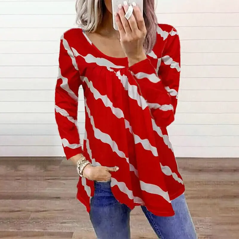 Summer Striped Women Top New Casual long sleeve Round Neck Buttons T-Shirt Womens Clothing Fashion Sexy Beach Ladies Vest
Summer Striped Women Top New Casual long sleeve Round Neck Buttons T-Shirt Womens Clothing Fashion Sexy Beach Ladies Vest
