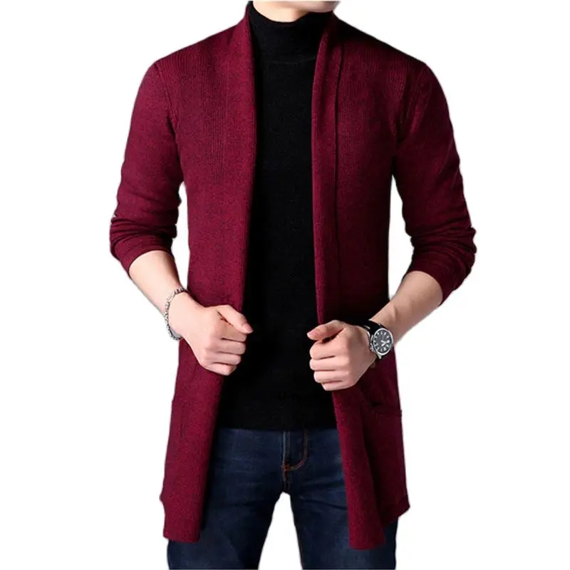 M.Y.FANTASY Sweater Coats Men New Fashion 2020 Autumn Men's Slim Long Solid Color Knitted Jacket Fashion Men's Casual Sweater Ca
M.Y.FANTASY Sweater Coats Men New Fashion 2020 Autumn Men's Slim Long Solid Color Knitted Jacket Fashion Men's Casual Sweater Ca