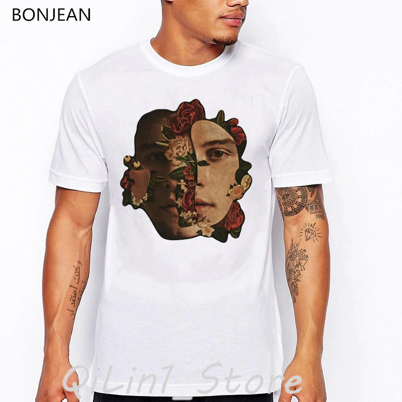 Мужская футболка Shawn Mendes Винтажная camisetas hombre harajuku ulzzang эстетическая одежда летние