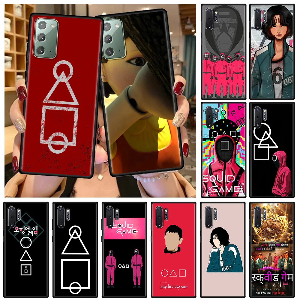 Squid Game Case for Samsung Note 20 Ultra 10 Plus 10Lite 9 8 Phone Capa for Galaxy M31 M31s M51 M30s Matte Soft Funda
Squid Game Case for Samsung Note 20 Ultra 10 Plus 10Lite 9 8 Phone Capa for Galaxy M31 M31s M51 M30s Matte Soft Funda