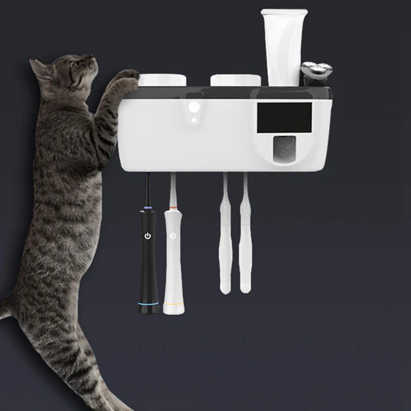 Solar UV Ultraviolet Toothbrush Automatic Toothpaste Dispenser Toothbrush Holder Oral Hygiene
Solar UV Ultraviolet Toothbrush Automatic Toothpaste Dispenser Toothbrush Holder Oral Hygiene