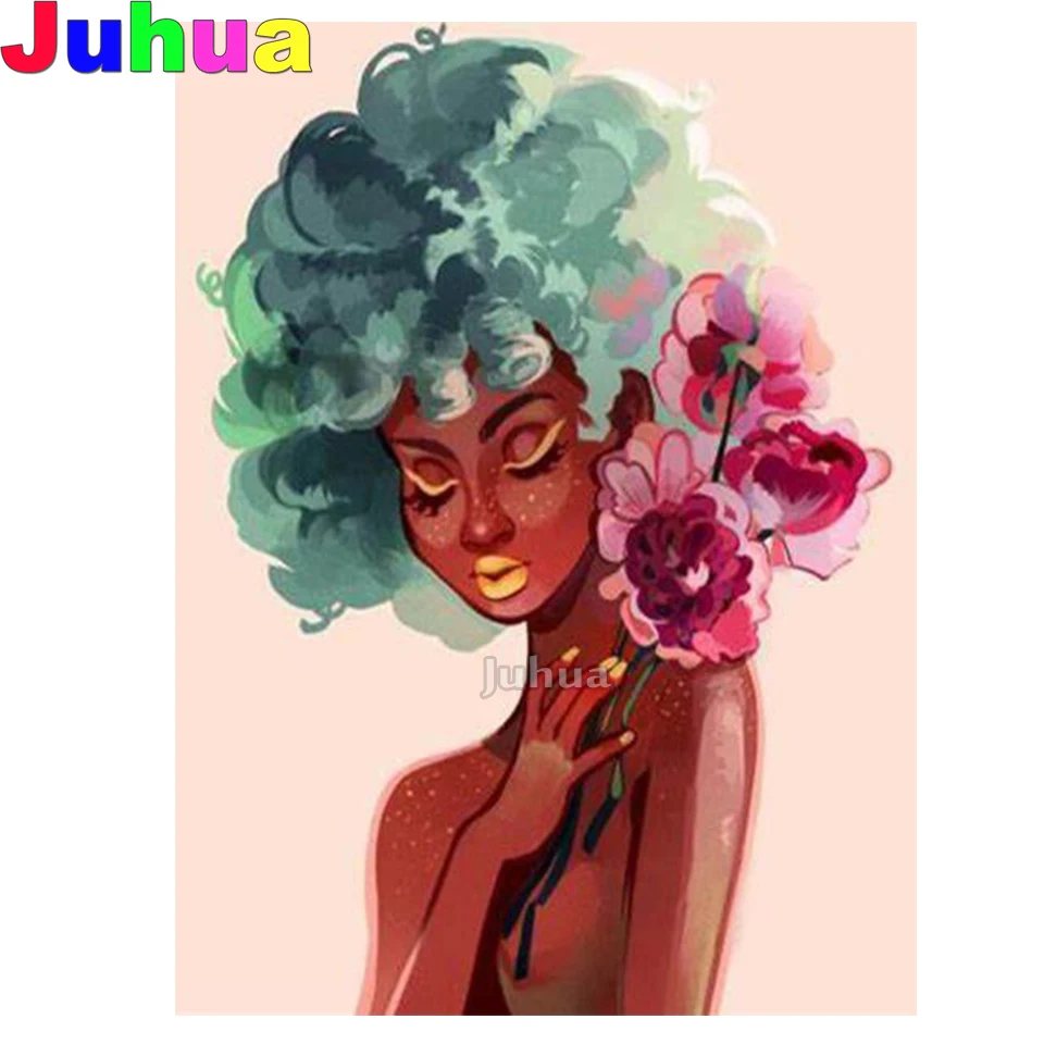 Полная вышивка, Алмазная мозаика, картины Африканской женщины, квадратная смола, «сделай сам», алмазная живопись, круглая 5d Вышивка крестик...
Полная вышивка, Алмазная мозаика, картины Африканской женщины, квадратная смола, «сделай сам», алмазная живопись, круглая 5d Вышивка крестик...