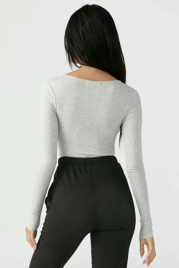 Women V Neck Long Sleeve Jumpsuit Sexy Slim Show waist Bodysuit Tee Solid Color Summer T-shirt
Women V Neck Long Sleeve Jumpsuit Sexy Slim Show waist Bodysuit Tee Solid Color Summer T-shirt