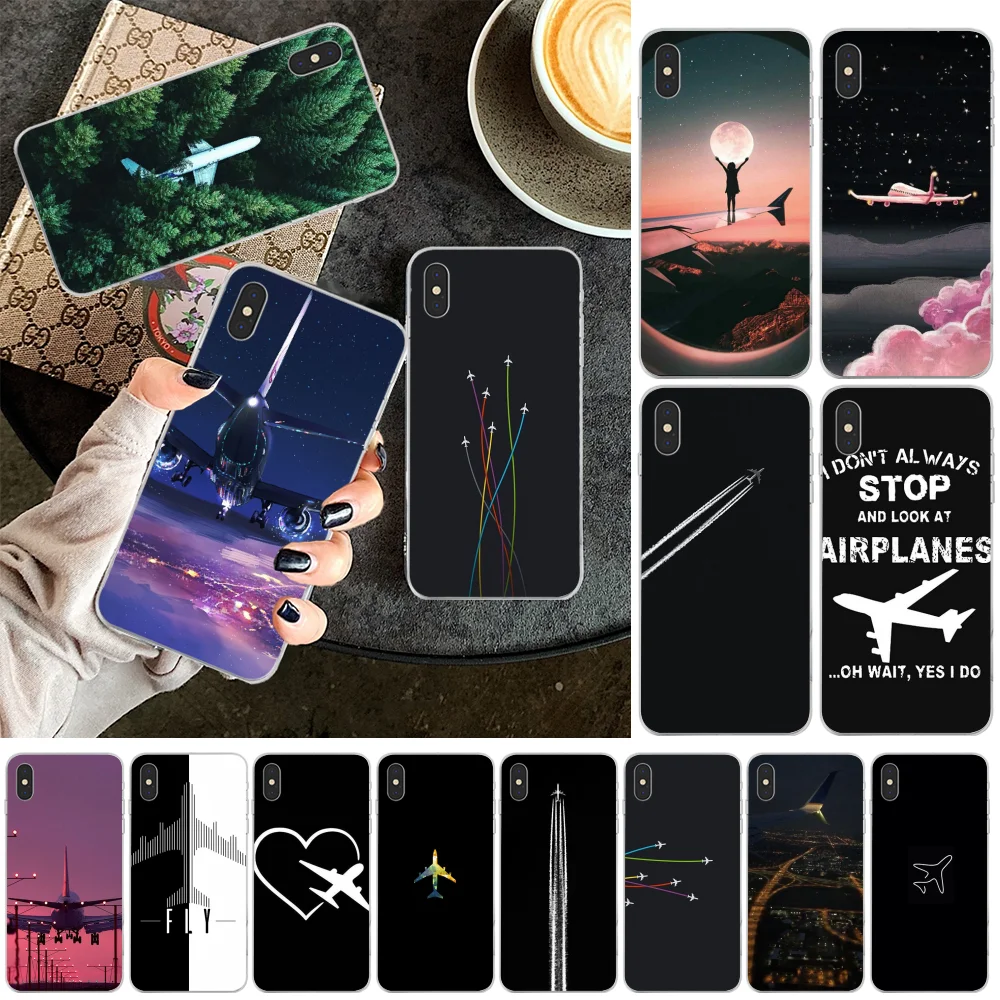 Reayou самолета fly с рисунком корпус под плетенную сумку Чехол для мобильного