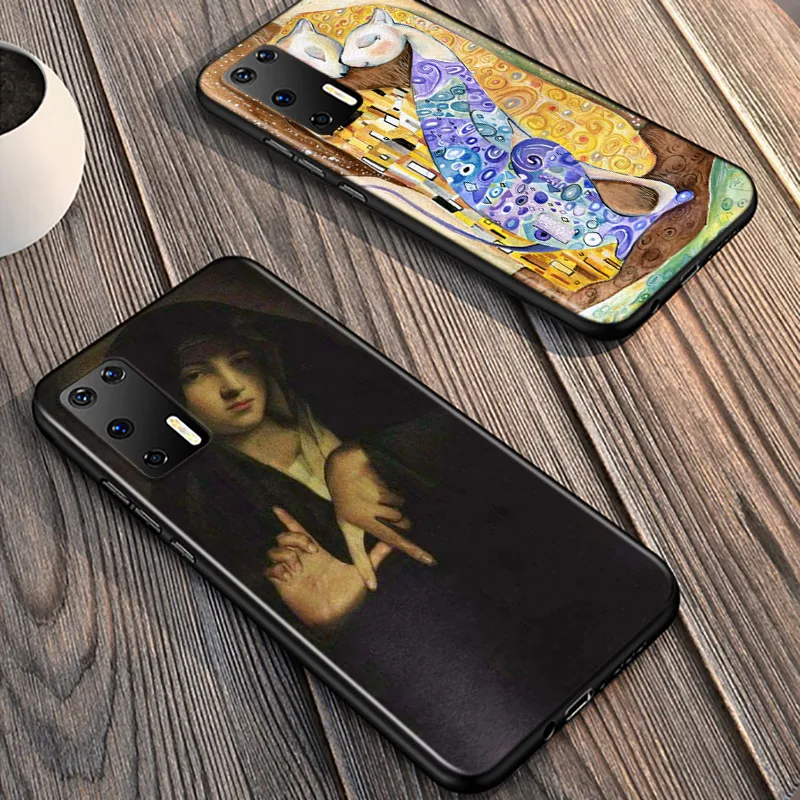 Art Abstract Cat For Huawei P40 P30 P20 Pro P10 P9 P8 Lite E Plus 5G 2019 Phone Case Bright Black Silicone Cover
Art Abstract Cat For Huawei P40 P30 P20 Pro P10 P9 P8 Lite E Plus 5G 2019 Phone Case Bright Black Silicone Cover