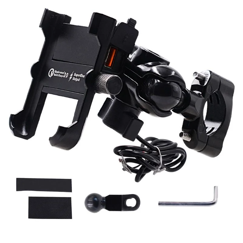 de celular para motocicleta, suporte de metal impermevel para smartphone com carregador rpido qc 3.0 usb e guido com
de celular para motocicleta, suporte de metal impermevel para smartphone com carregador rpido qc 3.0 usb e guido com