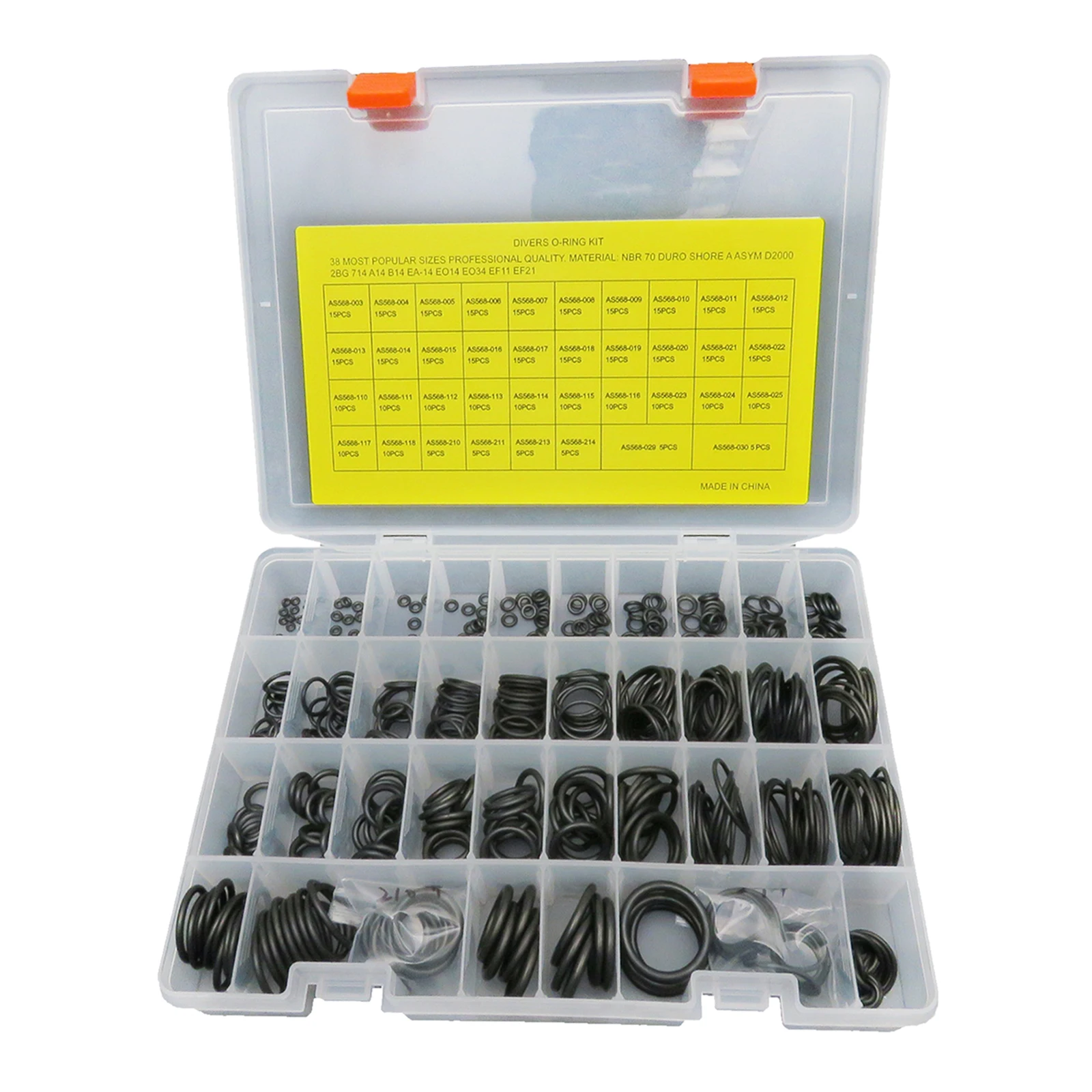 450 Scuba Diving O Ring Kit with Storage Box for Dive BCD Cameras Dive Diver 
450 Scuba Diving O Ring Kit with Storage Box for Dive BCD Cameras Dive Diver