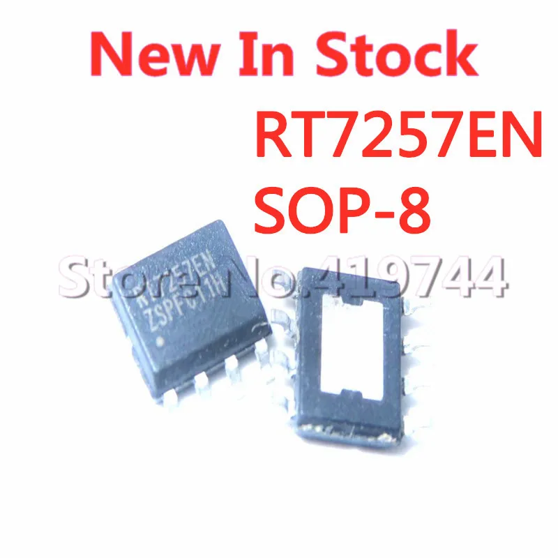 

5PCS/LOT RT7257EN RT7257E RT7257 SOP-8 RT7257ENGSP 3A synchronous step-down DC/DC power management chip In Stock NEW original IC