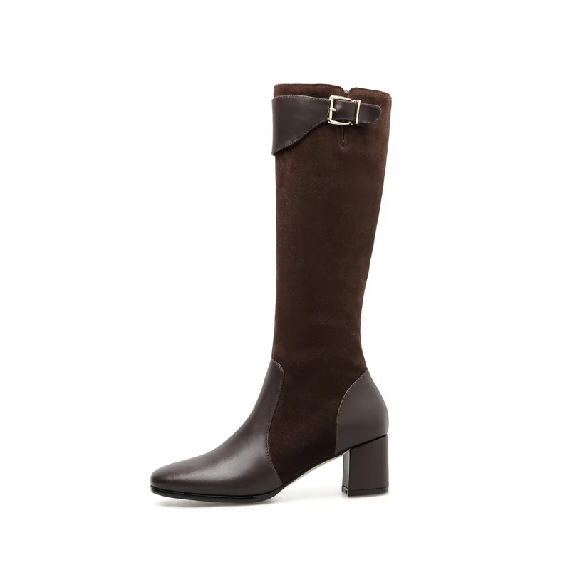 SKLFGXZY Autumn winter Genuine leather The knee boots black Female boots Women boots Head layer cowhide Women's shoes Size 34-40
SKLFGXZY Autumn winter Genuine leather The knee boots black Female boots Women boots Head layer cowhide Women's shoes Size 34-40