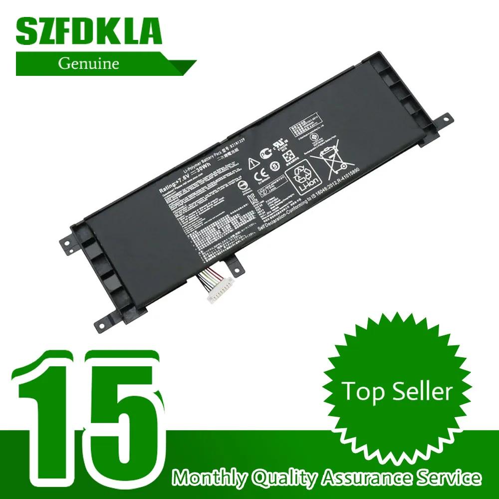 SZFDKLA 7.6V 30Wh New Genuine B21N1329 Battery For Asus X403 X403M X403MA X503M X502CA X453 X453MA X553 X553M P553 F553M F453MA
SZFDKLA 7.6V 30Wh New Genuine B21N1329 Battery For Asus X403 X403M X403MA X503M X502CA X453 X453MA X553 X553M P553 F553M F453MA