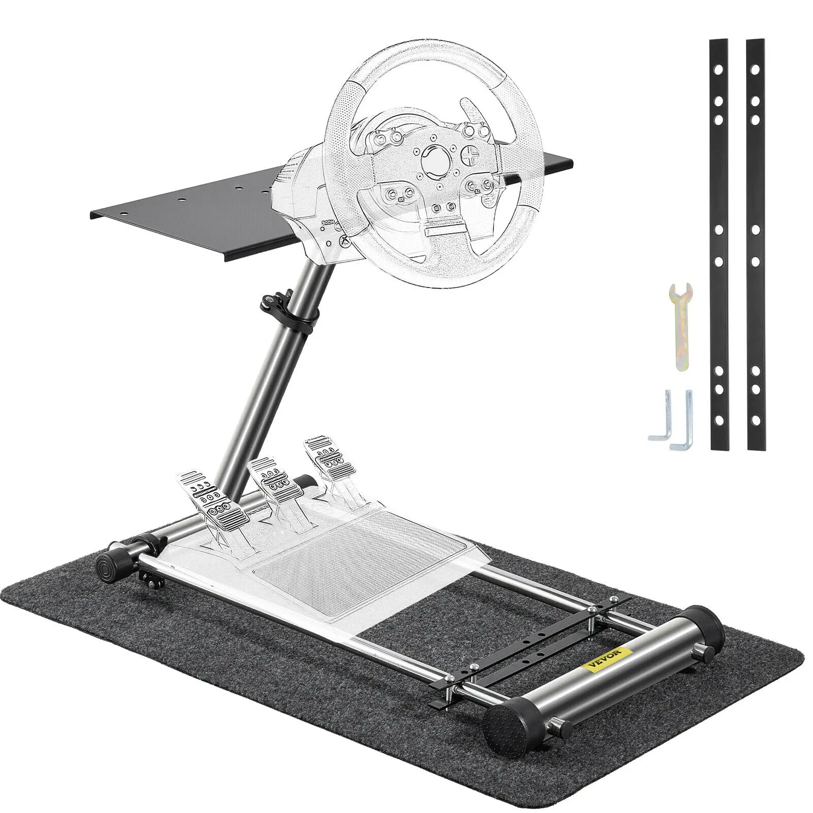 Gaming Steering Wheel Stand 360 Degree Stepless Stand Adjustable Wheel Stand Shifter Mount Stand fit for G29/G920/G25
Gaming Steering Wheel Stand 360 Degree Stepless Stand Adjustable Wheel Stand Shifter Mount Stand fit for G29/G920/G25
