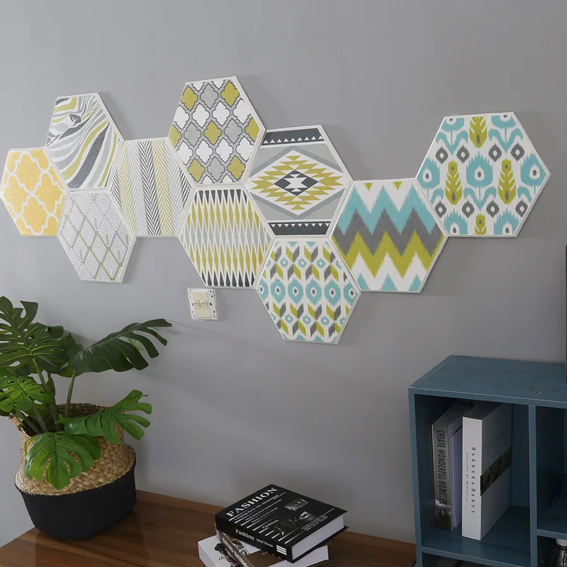 3D DIY Multi-functional Wall Stickers Creative Hexagon Headboards Self-adhesive Photo Background Board Bedroom Home Office Decor
3D DIY Multi-functional Wall Stickers Creative Hexagon Headboards Self-adhesive Photo Background Board Bedroom Home Office Decor