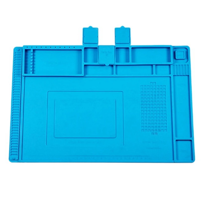 Soldering Mat Heat Insulation Silicone Repair Mat with Scale Ruler and Screw Non-Slip Electronic Repair Mat
Soldering Mat Heat Insulation Silicone Repair Mat with Scale Ruler and Screw Non-Slip Electronic Repair Mat